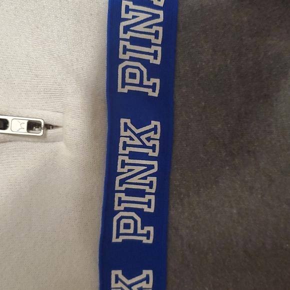 Pink brand UK 3/4 zip hooded sweatshirt - Picture 5 of 5